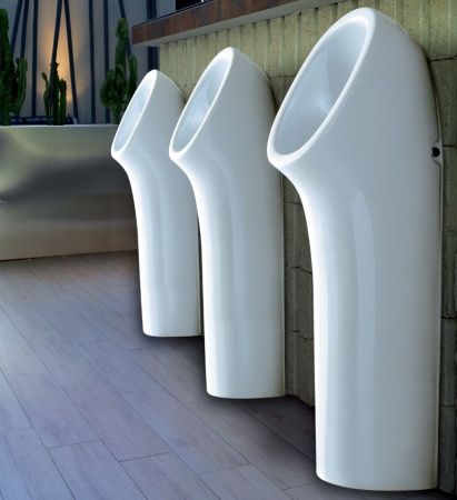 Globo Olivia Писсуар напольный 30x33x103см.В комплекте крепеж, сифон, цвет белый