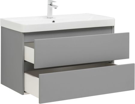 Тумба под раковину Aquanet Вега 2.0 90 мисти грин, артикул 00337962