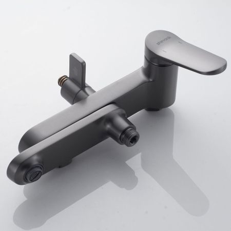 Душевая система Shevanik S4336T, оружейная сталь