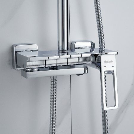 Душевая система Shevanik S6826, хром