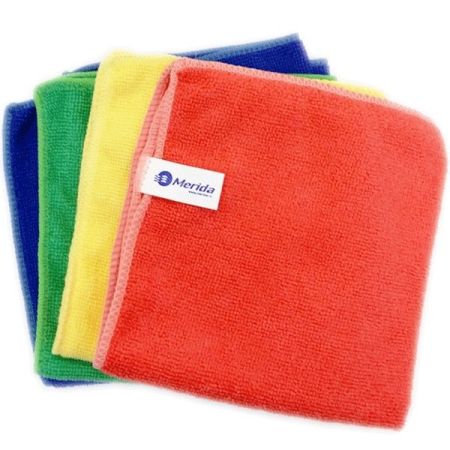 Салфетки из микрофибры Merida Classic СМ005 Синяя Красная Желтая Зеленая, артикул СМ005