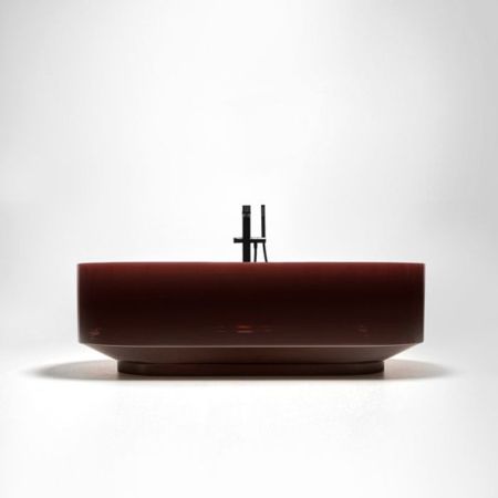 ANTONIO LUPI BORGHI Ванна 1800х750х530 мм., отдельностоящая, с нажимным донным клапаном и сифоном, Icemood, цвет Mostato матовый, артикул BORGHI180 Icemood mostato