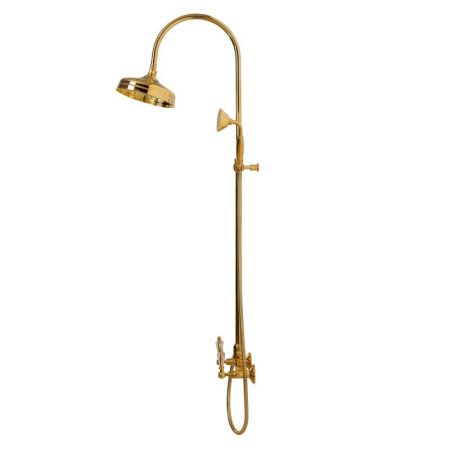 Душевая стойка со смесителем, верхним и ручным душем CEZARES DIAMOND-CD-Sw, артикул DIAMOND-CD-01-Sw