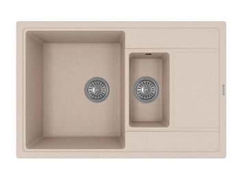Кухонная мойка Florentina ЛИПСИ 20.250.D0780.104, бежевый