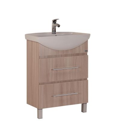 Тумба Onika Дельта 60 напольная, ясень шимо (ум. Грация 60), артикул 106090