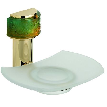 THG Island Мыльница стеклянная, подвесная, цвет Soft gold