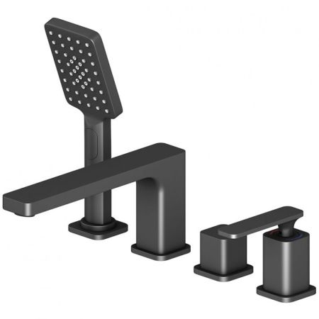 Смеситель на борт ванны Timo Torne 4330/03Y Черный, артикул 4330/03Y