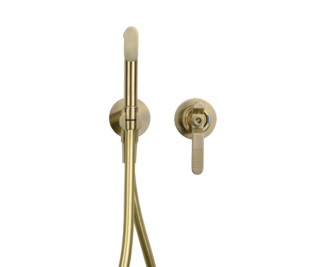 Гигиенический душ со смесителем Bronze de Luxe 1760'S 3253CG, матовое золото, артикул 3253CG