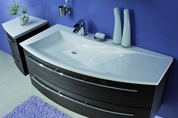 Puris Crescendo, раковина из минерального литья 1200 мм правая, цвет белый