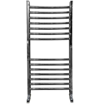 Водяной полотенцесушитель Ника Modern ЛМ 2 80x50 Хром 14 перекладин, артикул ЛМ 2 80/50 с вентилями