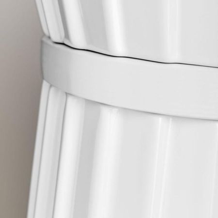 OASIS PLISSE Раковина 655х455х160 мм., для установки на столешницу, с 3 отверстиями для смесителя, в комплекте с незапираемым донным клап, цвет белый