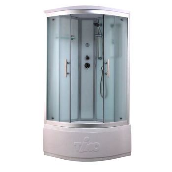 Душевая кабина Timo Standart Silver Fabric T-6600SF, 100x100x220