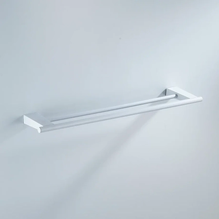 Полотенцедержатель двойной Shevanik SG5727C, белый, артикул SG5727C