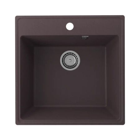 Кухонная мойка Ulgran Quartz Forte 505-06, трюфель, артикул Forte 505-06