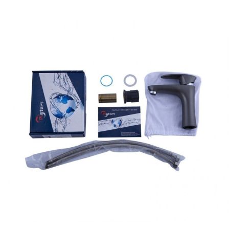 Смеситель для раковины Plstart PL1005-17, графит