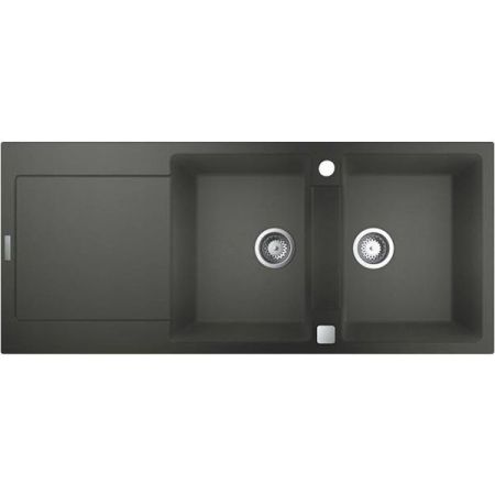 Мойка GROHE K500 с 2 чашами, 1160 x 500 мм, серый гранит (31647AT0)