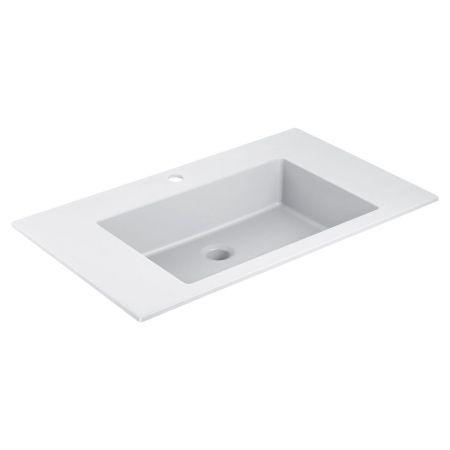 Раковина VCB-13800W из искусственного камня, цвет белый, артикул VCB-13800W