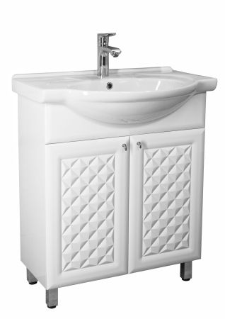 Тумба "Канна 75" с раковиной Байкал-75, Люкс, артикул ЛС-00002283