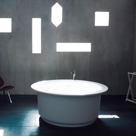 Agape In-Out Ванна отдельностоящая 152.5х152.5х64 см, цвет: белая