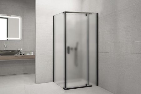 Душевой уголок Royal Bath  RB  HPVD-C-BL 100х90х200 (матовое), артикул RB9100HPVD-C-BL