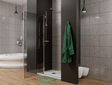 Душевая дверь Allen Brau Priority 140 3.31010.00G хром, артикул 3.31010.00G