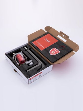 Смеситель для раковины высокий Raglo R07.15.09, графит, артикул R07.15.09