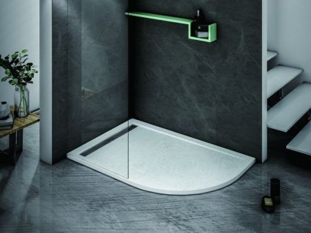 TRAY-AS-RH-100/80-30-W-L Поддон из искусственного мрамора, артикул TRAY-AS-RH-100/80-30-W-L