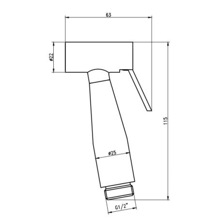 Гигиенический набор Savol SK-PQT03, хром, артикул SK-PQT03