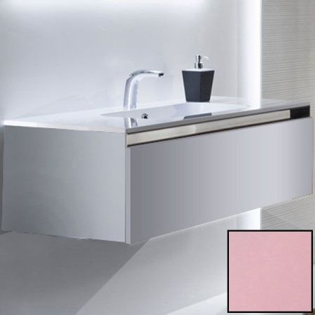 Тумба с раковиной SanVit Кубэ-1 75 kkube1075 в цвете Ral подвесная Розовый глянец Тумба с раковиной SanVit Кубэ-1 75 kkube1075 в цвете Ral подвесная Розовый глянец