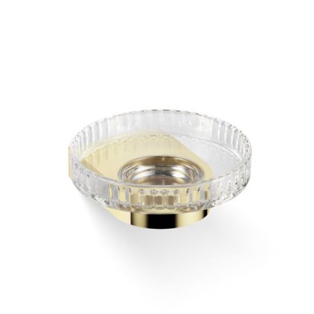 Decor Walther Century WSS Мыльница подвесная, граненое стекло, цвет: золото, артикул 0586820