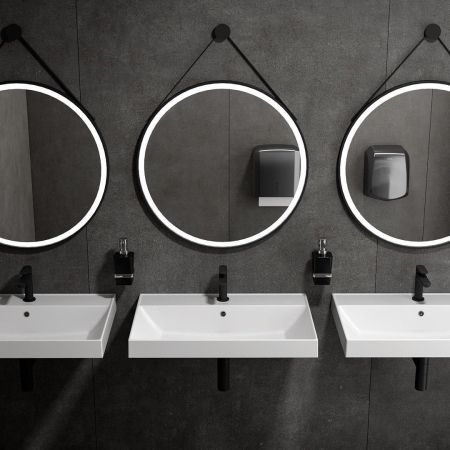 Раковина CUBO подвесная\мебельная 70, белая глянцевая, артикул CU.wb.70