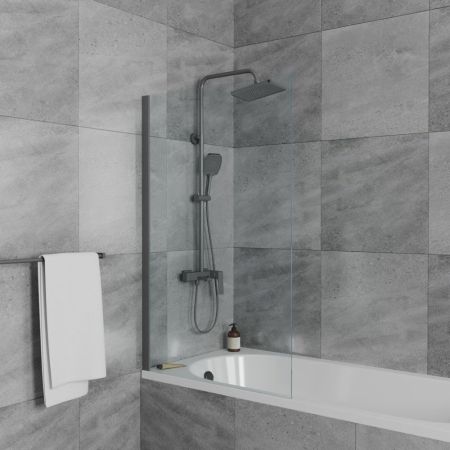 Душевая система с изливом RUSH Thira (TR3635-50Grey), артикул TR3635-50Grey