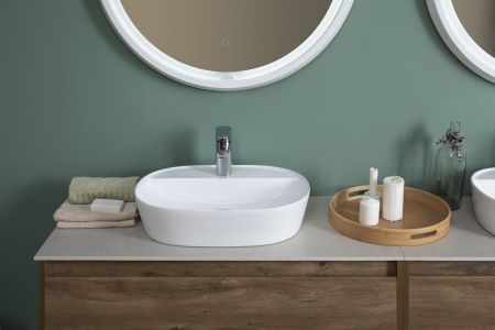 Раковина накладная Aquanet Lake-2, артикул LAKE-2