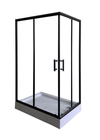 Уголок  ZQ121B-L душевой PARLY с поддоном