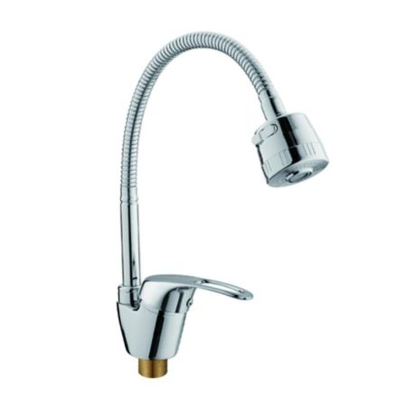 Смеситель для кухни с гибким изливом D-Lin D150409-T, хром, артикул D150409-T