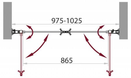 Душевая дверь BelBagno SELA-B-2-60-P-Cr