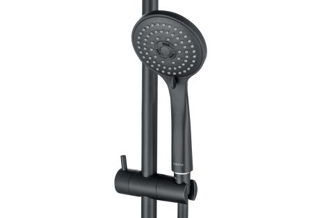 Душевой гарнитур 3jet 73см AQUATEK, матовый черный AQ2011MB, артикул AQ2011MB