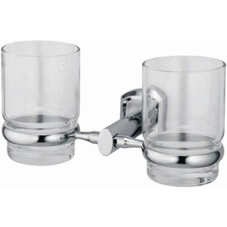 Стакан для зубных щеток WasserKRAFT Oder K-3028D двойной Хром