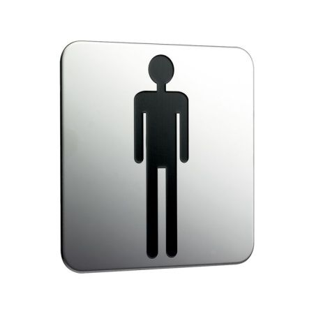 Emco System2 Дверная табличка "мужская", цвет хром