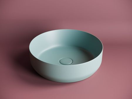 Умывальник чаша накладная круглая (цвет Зеленый Матовый) Element 390*390*120мм CN6022MLG, артикул CN6022MLG