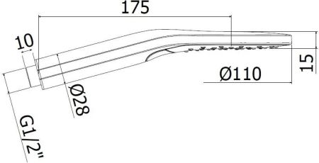 Душевой гарнитур Paffoni Sofia (ZDOC122CR + ZSUP010CR + ZFLO018CR), артикул ZDOC122CR + ZSUP010CR + ZFLO018CR