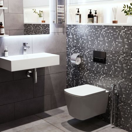 Комплект 4 в 1 инсталляции для подвесного унитаза Lavinia Boho Relfix 77010004, артикул 77010004