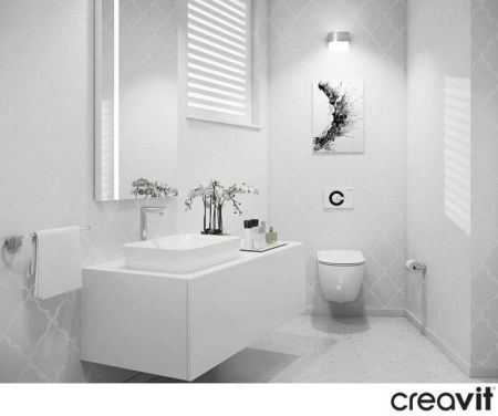 Унитаз Creavit Free FE320-11CB00E-0000 подвесной Белый без сиденья, артикул FE320-11CB00E-0000