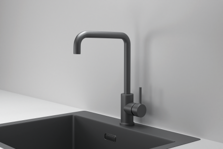 Смеситель для кухни GRANULA (7110, ГРАФИТ МАТОВЫЙ), артикул 7110, ГРАФИТ МАТОВЫЙ