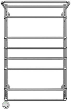 Электрический полотенцесушитель Terminus Полка П8 500x796 4660059921082 с полкой Хром