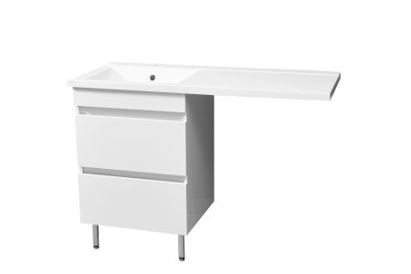 Раковина над стиральной машиной Мадлен 120, левая, артикул SP-00000026