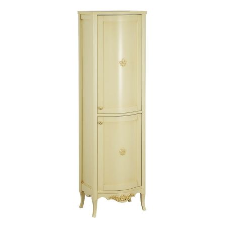 BELLA Пенал 2 двери DX (филенчатые с лилией) 49xH170x43 см, цвет: DECAPE SABBIA, артикул 25934