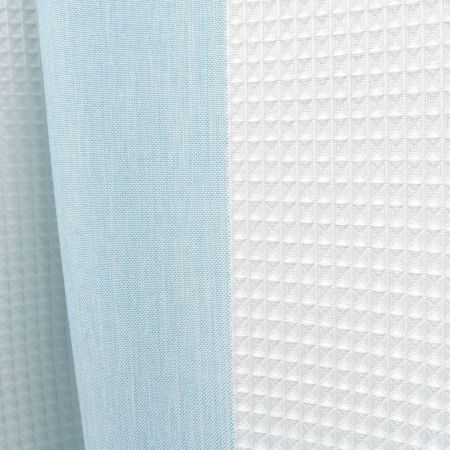 Штора для ванной комнаты FIXSEN VAFEL FX-5020C, белый/голубой, артикул FX-5020C