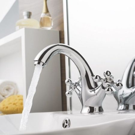 Смеситель для раковины Cron CN1019, хром