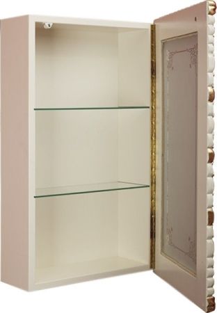 Подвесной шкаф Migliore Bella 59 R Слоновая кость с золотом, артикул ML.BLL-VS460DX.AV.DO